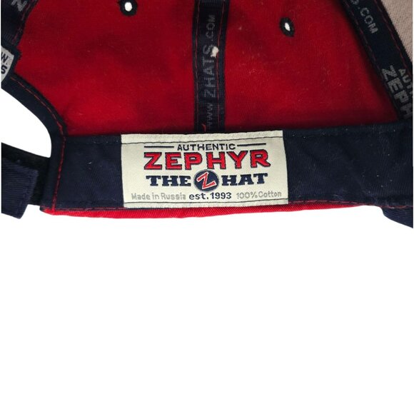 Ole Miss Rebels Strapback Cap Hat Embroidered Baseball Trucker Red Blue Zephyr - Picture 8 of 15